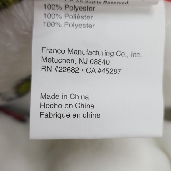 Dr. Seuss The Grinch Oversized Throw Blanket 60" X 70" Christmas Lights Holiday - Picture 10 of 11